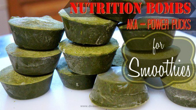 Supercharge your smoothie with DIY Nutrition Bombs. Easy and cheap to make and keep in your freezer to toss in with your next smoothie for a big boost in nutrition.