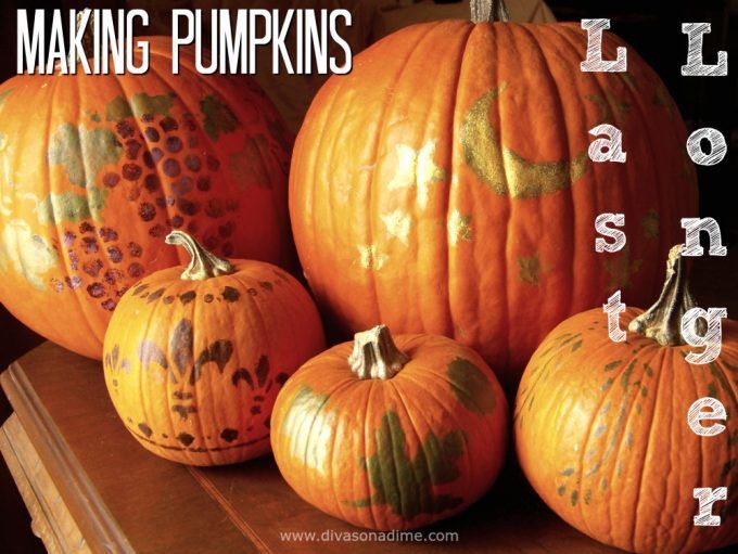 Save money by making your fresh pumpkin last as long as possible, before and after you carve.
