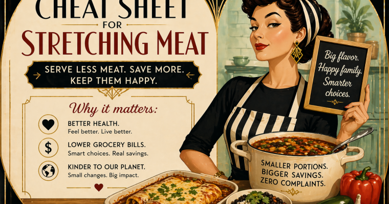 A Cheat Sheet for S-t-r-e-t-c-h-i-n-g Meat