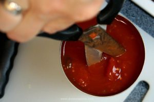 Perfect for fall, this easy recipe feeds a crowd and gives a cozy retro meal a fresh twist. Homemade “Not Your Mama’s Tomato Soup” and a slab of grilled cheese big enough to share.