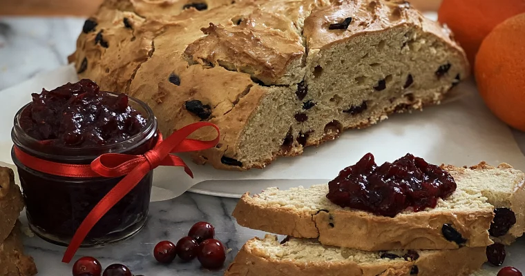 Cranberry Orange Soda Bread and Jam: The Delectable Holiday Duo