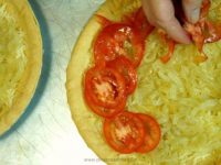 This recipe pairs rich, caramelized sweet onion with summer ripe tomatoes on top of a flakey buttery crust for a well-balanced, delectable delight. Just right for brunch, lunch or a light dinner.