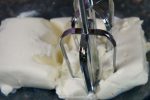 Beat a block of cream cheese - at room temperature