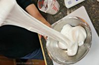 Only three ingredients and five minutes to make hours of fun! Easy and cheap, too!